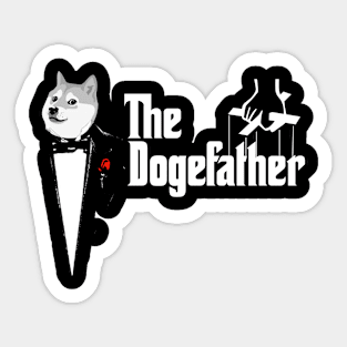 The dogefather Sticker